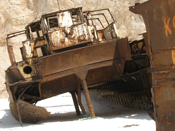 Panagiotis - Sand gebunkert