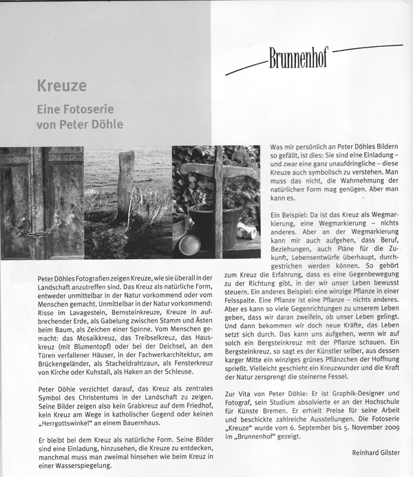 Artikel im St. Joseph intern, Bremen vom Dezember 2009